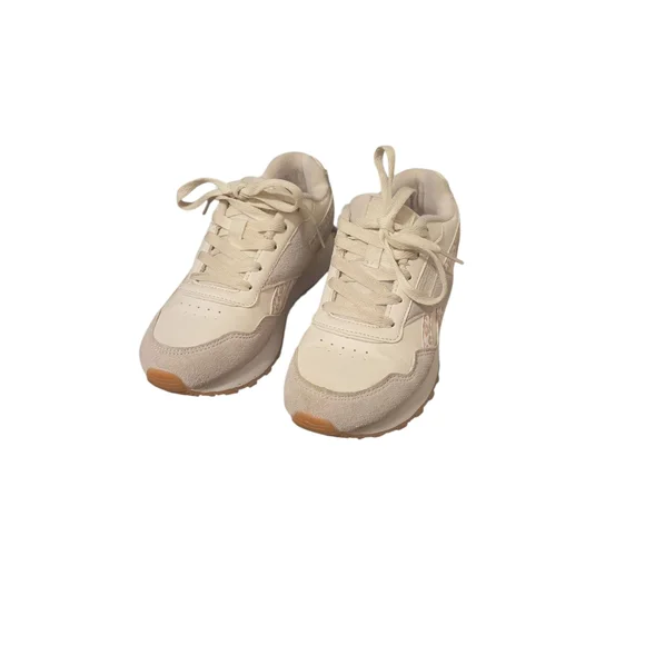 Reebok Kids Classics Tan and Cream Sneakers - Picture 2 of 4